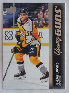 2021-22 Upper Deck Series 1 - [Base] #237  Young Guns - Jeremy Davies