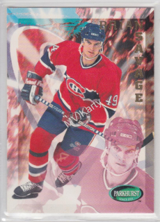 1995-96 Parkhurst International - [Base] #112 - Brian Savage