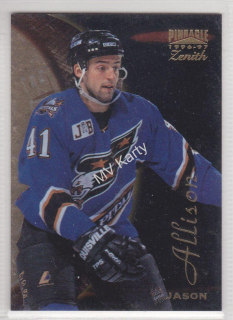 1996-97 Pinnacle Zenith - [Base] #125 - Jason Allison