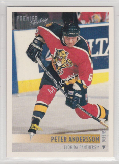 1994-95 Topps Premier - [Base] #212 - Peter Andersson