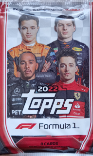 2022 Topps F1 hobby balíček