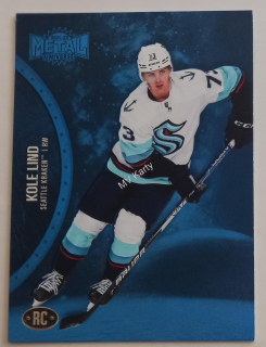 2021-22 Skybox Metal Universe - [Base] - Blue Spectrum #193  Rookies - Kole Lind