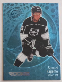 2022-23 Skybox Metal Universe - [Base] - Blue Spectrum FX #173  Rookies - Samuel Fagemo
