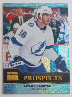 2021-22 Skybox Metal Universe - Premium Prospects - Sapphire #PP-17 Taylor Raddysh