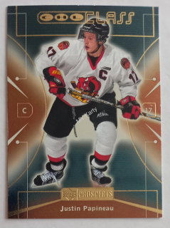 1999-00 Upper Deck Prospects - CHL Class #C2 Justin Papineau
