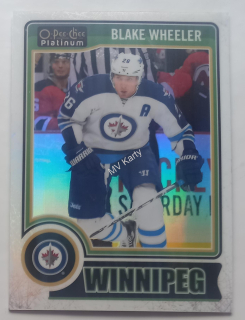 2014-15 O-Pee-Chee Platinum - [Base] - White Ice #73 Blake Wheeler #/199