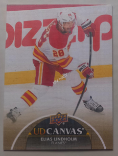 2021-22 Upper Deck Series 1 - UD Canvas #C12 Elias Lindholm