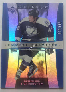 2005-06 Upper Deck Trilogy - [Base] #309  Rookie Premiere - Darren Reid #/999