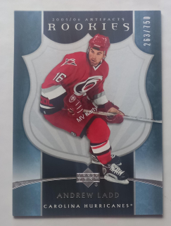2005-06 Upper Deck Artifacts - [Base] #256  Rookies - Andrew Ladd #/750