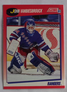1991-92 Score - [Base] - Canadian Bilingual #10 John Vanbiesbrouck