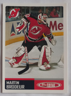 2002-03 Topps Total - Team Checklist #TTC 18 Martin Brodeur