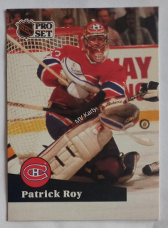 1991-92 Pro Set - [Base] #125.1 Patrick Roy