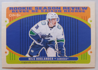 2021-22 O-Pee-Chee - [Base] - Retro #543 Rookie Season Review - Nils Hoglander