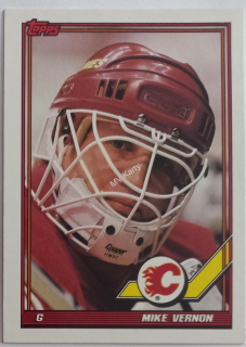 1991-92 Topps - [Base] #107 Mike Vernon