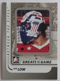 2010-11 In the Game Between the Pipes - [Base] #181 Ron Low