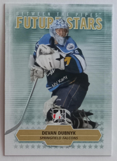 2009-10 In the Game Between the Pipes - [Base] #10  Future Stars - Devan Dubnyk