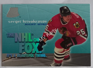 1995-96 Skybox Impact - NHL on FOX #6 Sergei Krivokrasov
