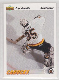 1991-92 Upper Deck - [Base] #120 - Troy Gamble