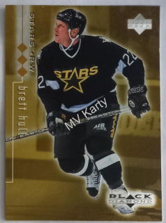 1998-99 Upper Deck Black Diamond - [Base] - Triple Diamond #25 Brett Hull #/1,000