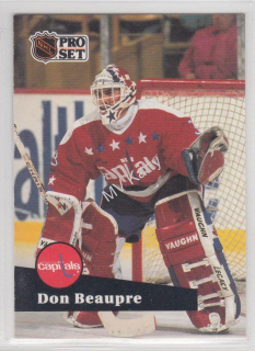 1991-92 Pro Set - [Base] #257 - Don Beaupre