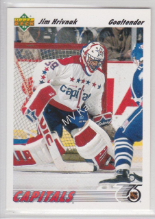 1991-92 Upper Deck - [Base] #343 - Jim Hrivnak