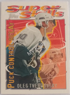 1995-96 Topps Super Skills - [Base] - Platinum #12 Oleg Tverdovsky