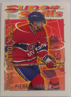 1995-96 Topps Super Skills - [Base] - Platinum #9 Pierre Turgeon
