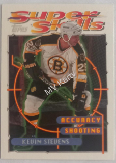 1995-96 Topps Super Skills - [Base] - Platinum #61 Kevin Stevens
