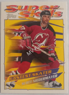 1995-96 Topps Super Skills - [Base] - Platinum #27 Scott Niedermayer