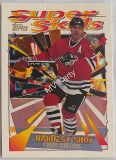 1995-96 Topps Super Skills - [Base] #50 Chris Chelios