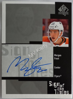 2019-20 SP Authentic - 1999-00 Retro Sign of the Times #RSOTT-MF  Rookies - Morgan Frost