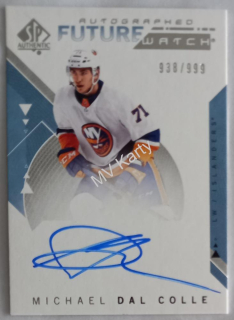 2018-19 SP Authentic - [Base] #164  Autographed Future Watch - Michael Dal Colle #/999