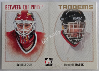 2006-07 In the Game Between the Pipes - [Base] #139 Tandems - Ed Belfour, Dominik Hasek