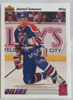 1991-92 Upper Deck - Euro-Stars #E4 Anatoli Semenov