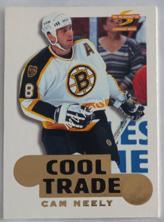 1995-96 NHL Cool Trade - [Base] #1 Score Summit - Cam Neely