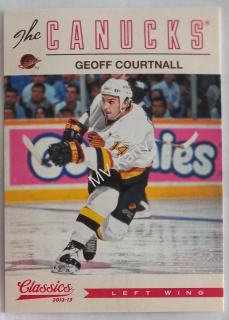 2012-13 Panini Classics Signatures - [Base] #27 Geoff Courtnall