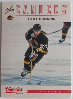 2012-13 Panini Classics Signatures - [Base] #36 Cliff Ronning