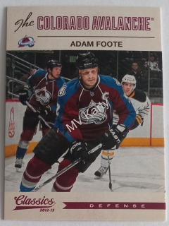 2012-13 Panini Classics Signatures - [Base] #49 Adam Foote