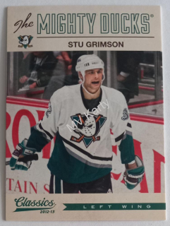 2012-13 Panini Classics Signatures - [Base] #51 Stu Grimson