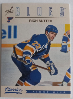 2012-13 Panini Classics Signatures - [Base] #151 Rich Sutter