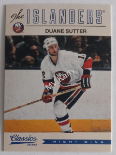 2012-13 Panini Classics Signatures - [Base] #155 Duane Sutter