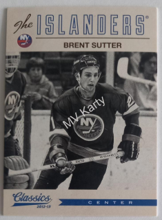 2012-13 Panini Classics Signatures - [Base] #179 Brent Sutter