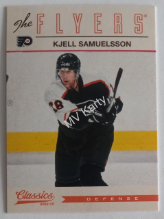 2012-13 Panini Classics Signatures - [Base] #195 Kjell Samuelsson