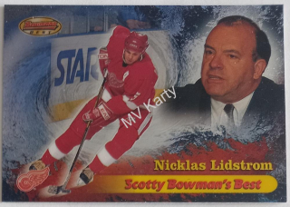 1998-99 Bowman's Best - Scotty Bowman' Best #SB4 Nicklas Lidstrom