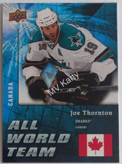 2009-10 Upper Deck - All World Team #AW26 Joe Thornton