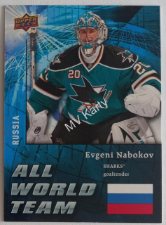 2009-10 Upper Deck - All World Team #AW10 Evgeni Nabokov