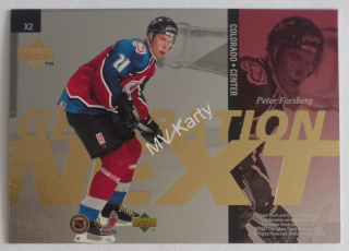 1996-97 Upper Deck - Generation Next #X2 Trevor Linden, Peter Forsberg