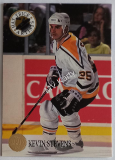 1993-94 Leaf - Hat Trick Artists #9 Kevin Stevens