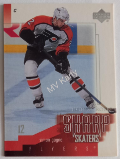 2001-02 Upper Deck Honor Roll - Sharp Skaters #SS6 Simon Gagne