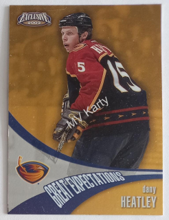 2002-03 Pacific Exclusive - Great Expectations #1 Dany Heatley
